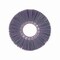 Nylox Wheel Brush, 8 in Brush Dia, 5/8 in Face W, 2 in Arbor Hole, Crimped/Round Filament/Wire Type, 0.022 20630 - alternate 1